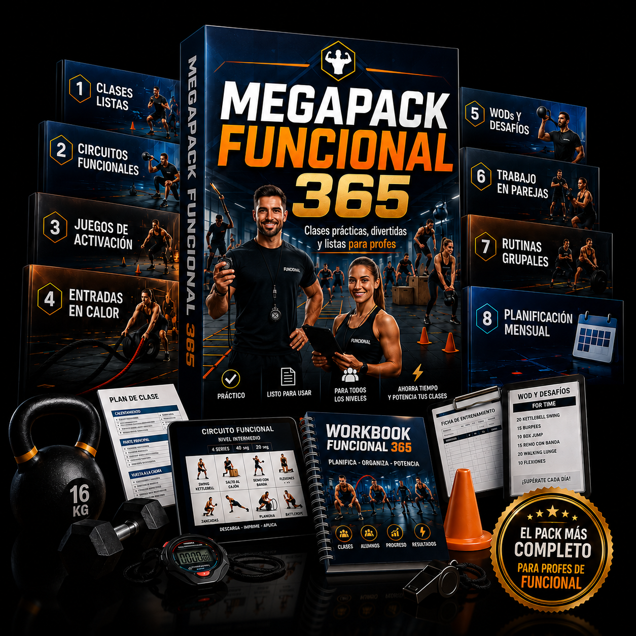 MEGA PACK FUNCIONAL 365 + 6 BONOS + POTENCIADOR 6 VOL
